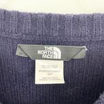 The North Face Navy Crewneck Ribbed Knit Sweater Photo 1