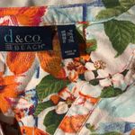 Floral Orange and Green Women's Skirt Size XL Photo 1