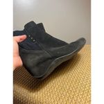 Aquatalia  Black Weatherproof Suede Versus Ankle Boots/Booties Sz. 7 Photo 2