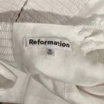 Reformation Bridgton Linen Midi Dress Size 10 Photo 5