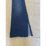 Hollister Womens High Rise Flare Jeans 5R Dark Wash Raw Hem Stretch Y2K Trendy Photo 3