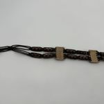 Unbranded Brown Coconut Shell Belt Beaded Boho Adjustable Tie Y2k Vtg Photo 4