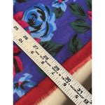 Vintage Glentex Scarf Floral Roses Acrylic Japan Handkerchief Hankie Fring Retro Photo 7