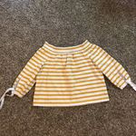 J.Crew  striped off the shoulder blouse Photo 6