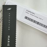 Marie Saint Pierre Ashes Dress Size 4 Asymmetrical Fine Scuba Mini Dress Pockets White Photo 9