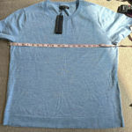 Banana Republic extra fine Marino wool size large baby blue pullover sweater NWT Photo 4