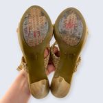 Banana Republic Reese Woven Macramé Strappy 4.25" Stacked Cone Heel Sandal 8 Photo 7