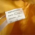 Women's Goldenrod Yellow Formal Dress Size 14 Wedding Guest Semi Photo 5