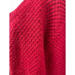 River Island  Red Chunky Knit Long Sleeve Open Front Cardigan Sweater Jacket 8 Photo 2