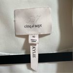 Cinq A Sept Kylie Diamond Daisies Embellished Blazer Jacket In Ivory/Smoke White Size 10 Photo 11