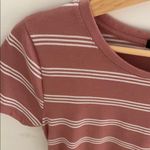 Cotton On  Pink Stripped Cinch Tshirt Dress Photo 3