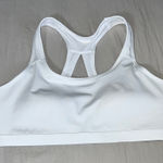 Avia White Seamless Sports Bra with Racerback Design Photo 0