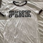 PINK - Victoria's Secret Victoria Secret pink tee- white / gray Photo 0