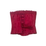 Frederick's of Hollywood Y2K Vintage  Hollywood Dream Sweetheart Corset Red 36 Photo 8