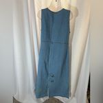 Jane Ashley Vintage 90’s  Embroidered denim maxi dress floral Size Medium Photo 4