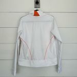 Nike  Women’s White Orange Large Y2K Zip Up Jacket 2000s Vintage 90s Photo 5