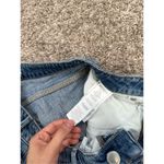 Good American The Bombshell Denim Distressed Jean Short Size 4/27 High Rise Photo 5