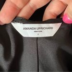 Amanda Uprichard  Cassilda Silk Ruffle Chiffon Maxi Gown In Black Photo 10