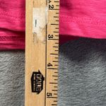 Talbots  Dress Medium Tie Waist Hot Pink Cotton Knit Cap Sleeve Casual Resort Photo 7