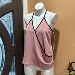 Ro & De  pink spaghetti strap blouse nwt Photo 2