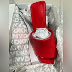 DKNY NEW  Kelley Square Toe Heeled Sandal Mule Flat 6 $129 Photo 2