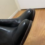 Kelsi Dagger Anthropologie  brooklyn eyelet leather black heeled ankle boots 7.5 Photo 5