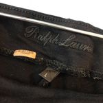 Ralph Lauren  Womens Skinny Pants Side Zip Stretch Black L Photo 2