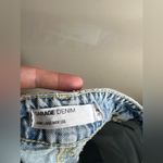Garage denim wide leg distressed jeans high rise 1/25 Photo 4