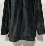 New Belle by Kim Gravel Corduroy Collared Pop Over Tunic Top Black Size XXS Photo 4