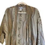 Simply Silk Womens One Size Open Front Oriental Asian Artsy Kimono Jacket Photo 1