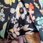 Victoria's Secret  Secret SATIN FLOUNCE FLORAL PAJAMA PANTS RUFFLE HEM XL Photo 5