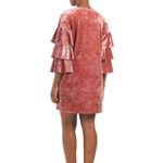 Kim & Cami • Pink Crushed Velvet Dress Size M Photo 3