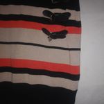 NYC S Sweater Dress Coral Tan Black Buckles Bodycon Dress Photo 1