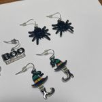 Lot Of 3 Dangle Pierced Earrings Halloween Photo 2