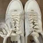 Madewell  MWL‎ Court Low-Top Sneakers in White and Green Women's Size 9M School Photo 9