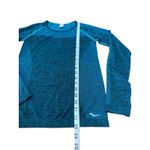 Saucony Women's Performance Green/Blue Long Sleeve Layering Top Size Small Photo 5