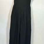 Mi Ami Black Sleeveless Lace Trim Jumpsuit with Pockets Size XXS Photo 2