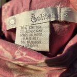 Solitaire  Skirt Striped Long Cotton Pull On M Photo 2