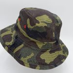 RVCA  Hawaii Island Hex Reversible Black & Camo Camouflage Boonie Bucket Hat Photo 6