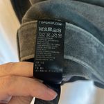 Topshop  Suede Leather Zip Up Belted Moto Biker Jacket Photo 11