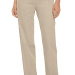 L.L.Bean  Women 12 Wrinkle-Free Bayside Pants Hidden Comfort Waist Straight Leg Photo 0