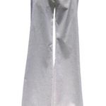 Cache  White Snake Reptile Textured Stretch Pant Self Belt Waist Flair $128 NWT Photo 0