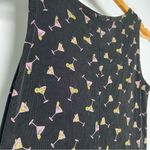 Ronni Nicole Vintage  Black Martini Dress Elegant Y2K Whimsical Slinky 90s Size S Photo 7