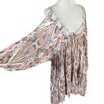Free People FP One Monarch Mini Dress Pink Combo Medium Beach Bohemian Hippie Photo 6