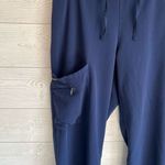 Women’s Jockey Navy scrub pants Size Medium Petite Blue Photo 2