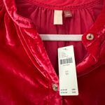 Anthropologie Pilcro Velvet Button Down Blouse Photo 2