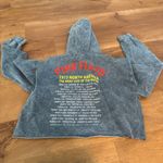 Pink Floyd Size Large  The Dark Side of the Moon Gray Hoodie Sweatshirt Cropped Photo 4