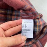 American Eagle Flannel Shirt Dress XS Plaid Grunge Fall Preppy 90s Rust Western Photo 11