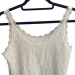 Soma  Women's M All Over White Lace Camisole Stretchy Feminine Fairycore Coquette Photo 5