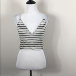 BB Dakota  Top Casual QT Striped V Neck Crop Photo 6